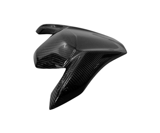 Coprisedile passeggero in Carbonio Twill Glossy per Kawasaki Z900 2017 > 2019 - immagine 3