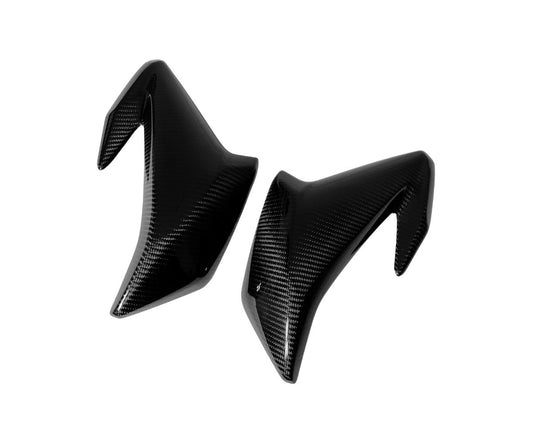 Fiancate laterali in Carbonio Twill Glossy per Kawasaki Z900 2017 > 2019 - immagine 3