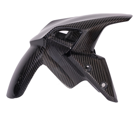 Parafango Anteriore in Carbonio Twill Glossy per Kawasaki Z900 2017 > 2018 - immagine 3