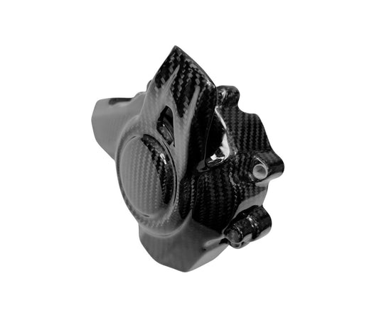 Copripignone in Carbonio Twill Glossy per Kawasaki Z900 2017 > 2018 - immagine 3