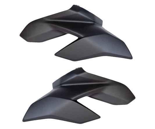 Fiancate laterali in Carbonio Plain Matte per Ducati Streetfighter V4/V4 S 2020 > 2022 - immagine 3