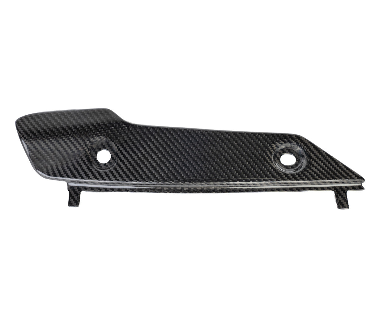 Protezione Scarico in Carbonio Twill Glossy per Yamaha YZF-R1 2015 > 2021 - immagine 3