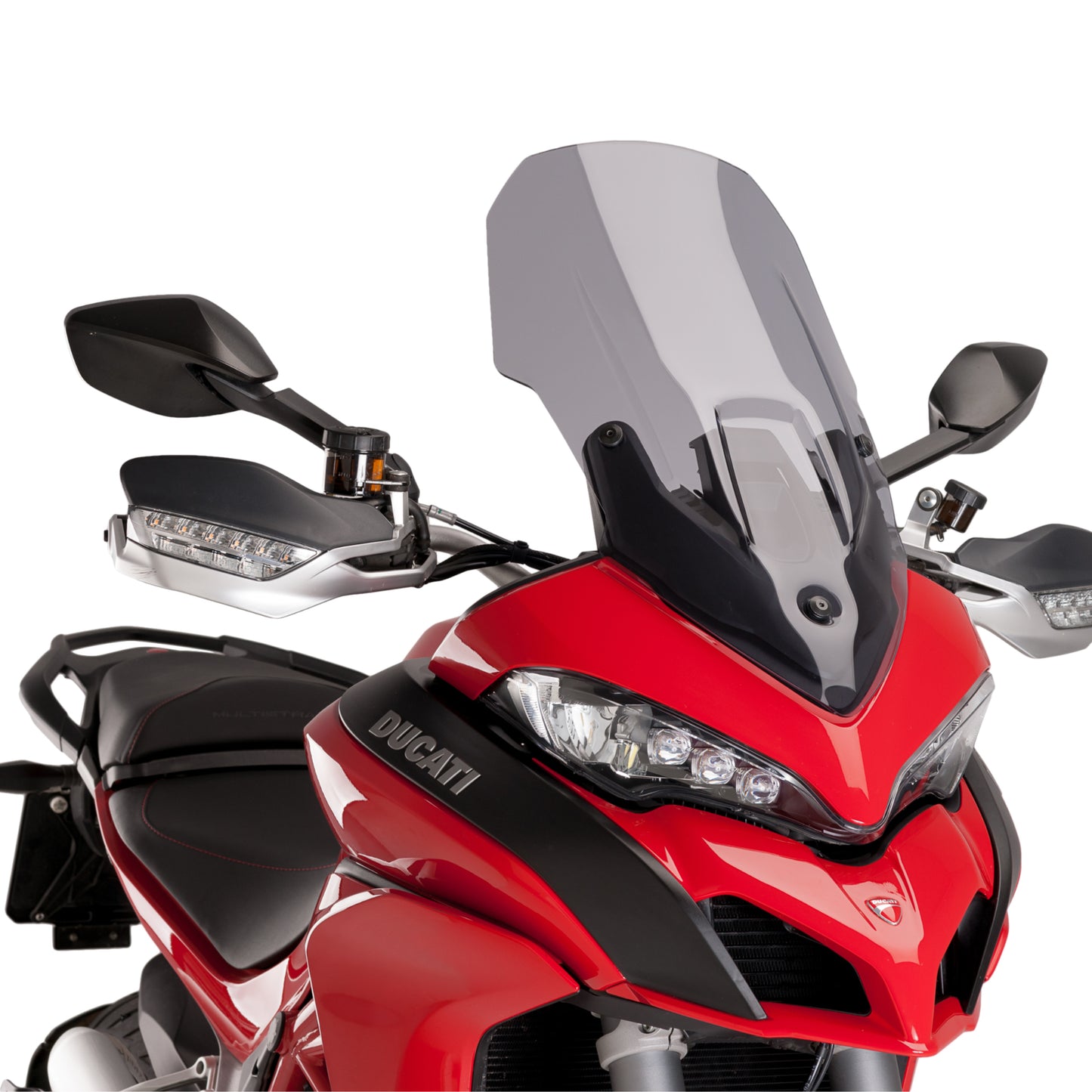 Cupolino Parabrezza Plexiglass JD9 TOURING Fume Chiaro DUCATI MULTISTRADA V2 2017 - 2024