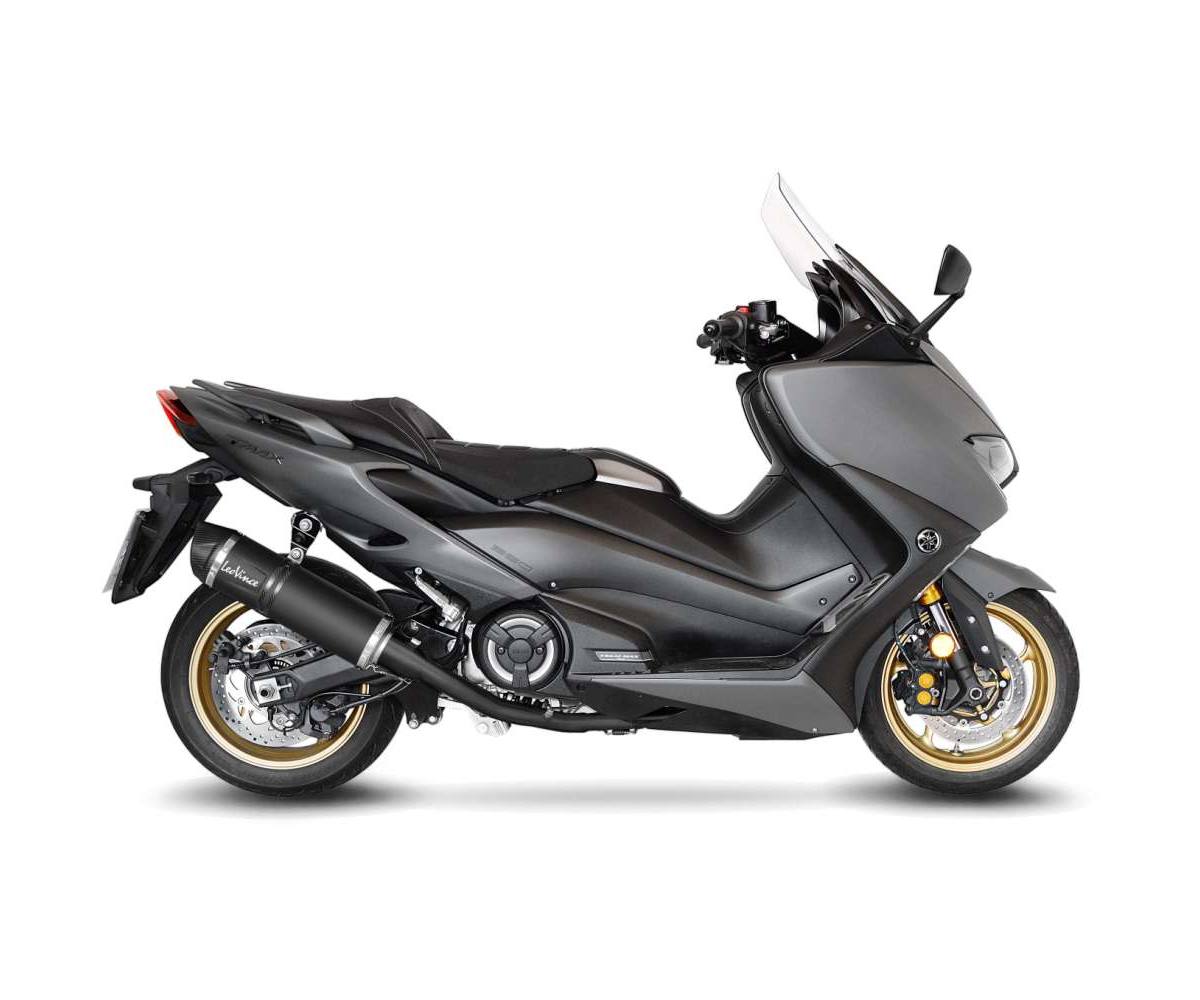 Terminale di Scarico Leovince LV ONE EVO BLACK EDITION per Yamaha T-Max 560 2020 - 2024