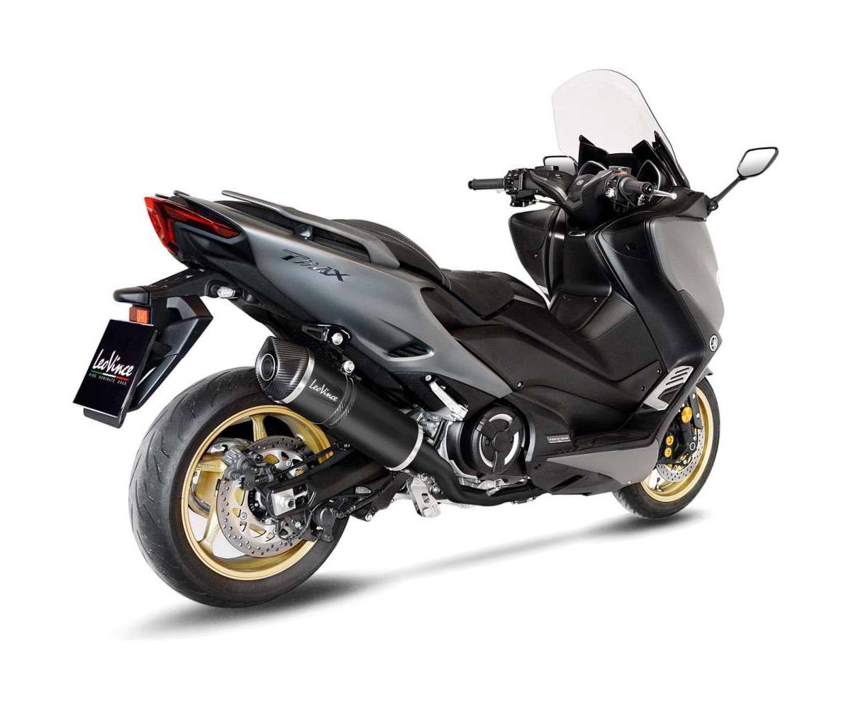 Terminale di Scarico Leovince LV ONE EVO BLACK EDITION per Yamaha T-Max 560 2020 - 2024