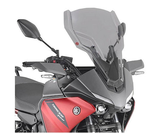 JD9-09-F-Cupolino Parabrezza Plexiglass JD9 TOURING Fume Chiaro YAMAHA TRACER 7 GT 2020 - 2024