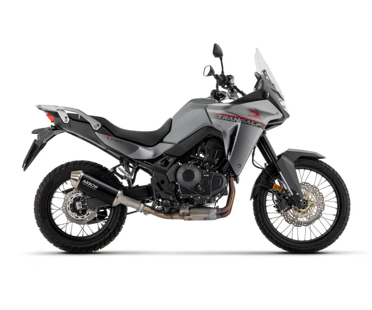 Terminale Di Scarico Arrow Nero Edizione Limitata Per Honda Xl 750 Transalp 2023 - 2026