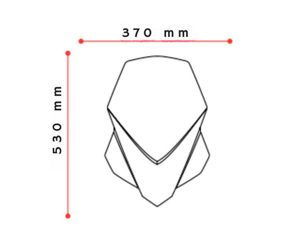 JD9-06-T-Cupolino Parabrezza Plexiglass Trasparente JD9 Touring per MOTO MORINI X-CAPE 2021 - 2025
