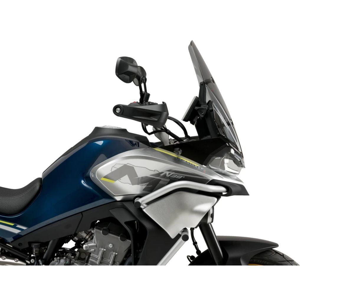 JD9-03-F-Cupolino Parabrezza Plexiglass JD9 Touring FUME CHIARO per CF MOTO 800MT 2022 - 2025