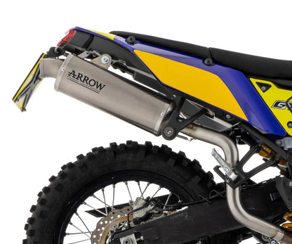 Terminale Di Scarico In Titanio Arrow Edizione Limitata Passaggio Alto Per Yamaha Tenere 700 2019 - 2026
