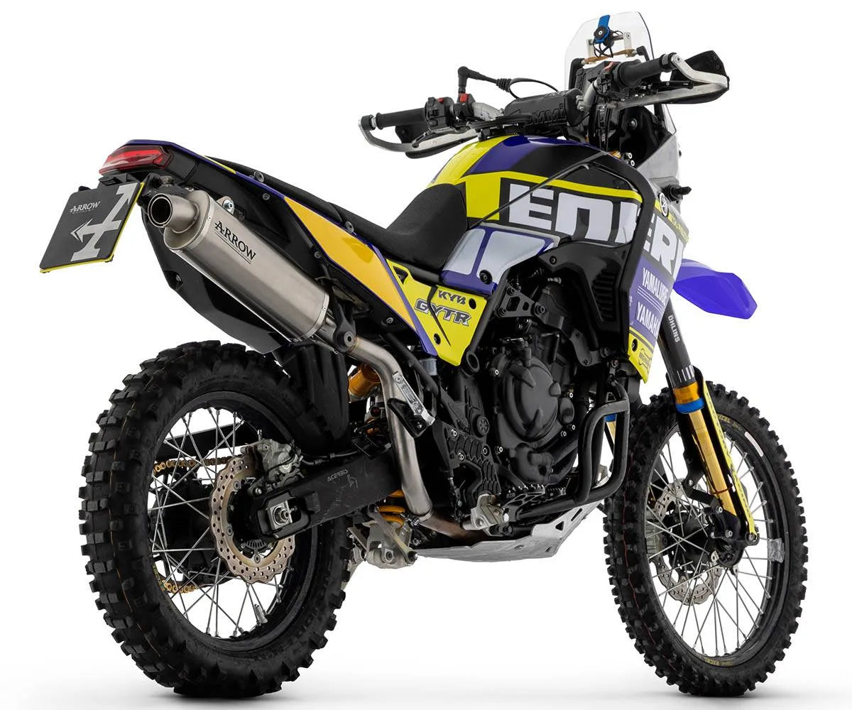 Terminale Di Scarico In Titanio Arrow Edizione Limitata Passaggio Alto Per Yamaha Tenere 700 2019 - 2026