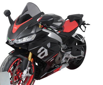 JD9-39-F-Cupolino Parabrezza Plexiglass JD9 Racing Fume Chiaro APRILIA RS 660 2021 - 2025