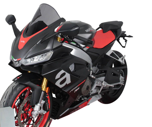 JD9-39-F-Cupolino Parabrezza Plexiglass JD9 Racing Fume Chiaro APRILIA RS 660 2021 - 2025