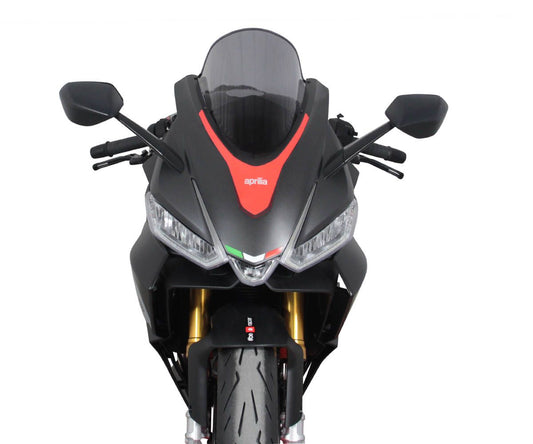 JD9-39-F-Cupolino Parabrezza Plexiglass JD9 Racing Fume Chiaro APRILIA RS 660 2021 - 2025