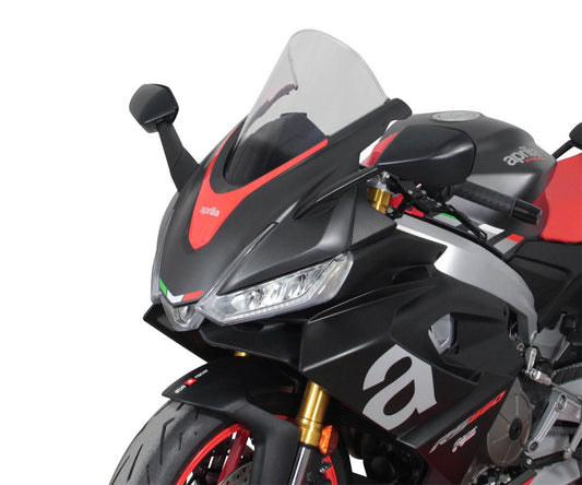 JD9-39-T-Cupolino Parabrezza Plexiglass JD9 Racing Trasparente APRILIA RS 660 2021 - 2025