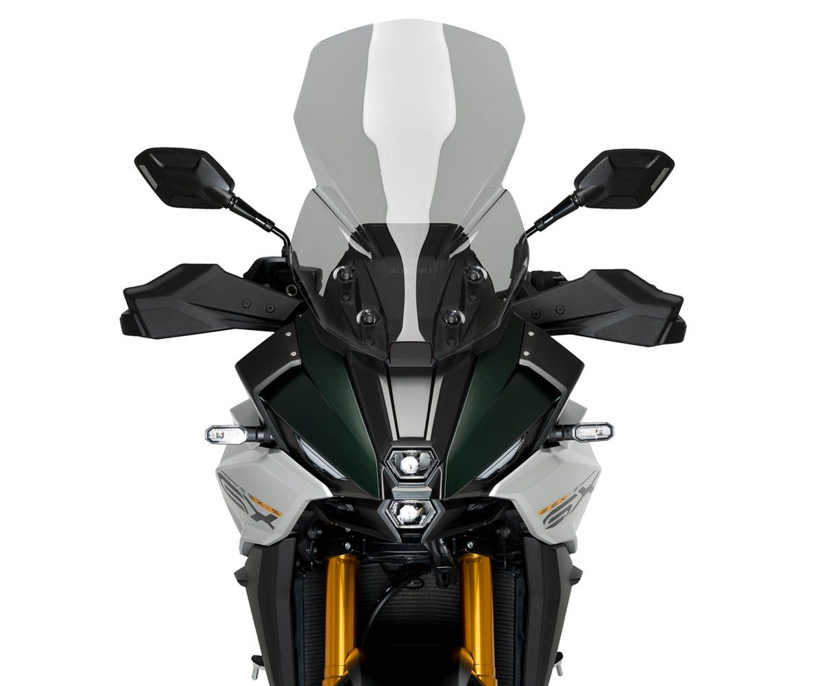 JD9-34-F-Cupolino Parabrezza Plexiglass JD9 TOURING Fume Chiaro SUZUKI GSX-S 1000 GX 2024 - 2025