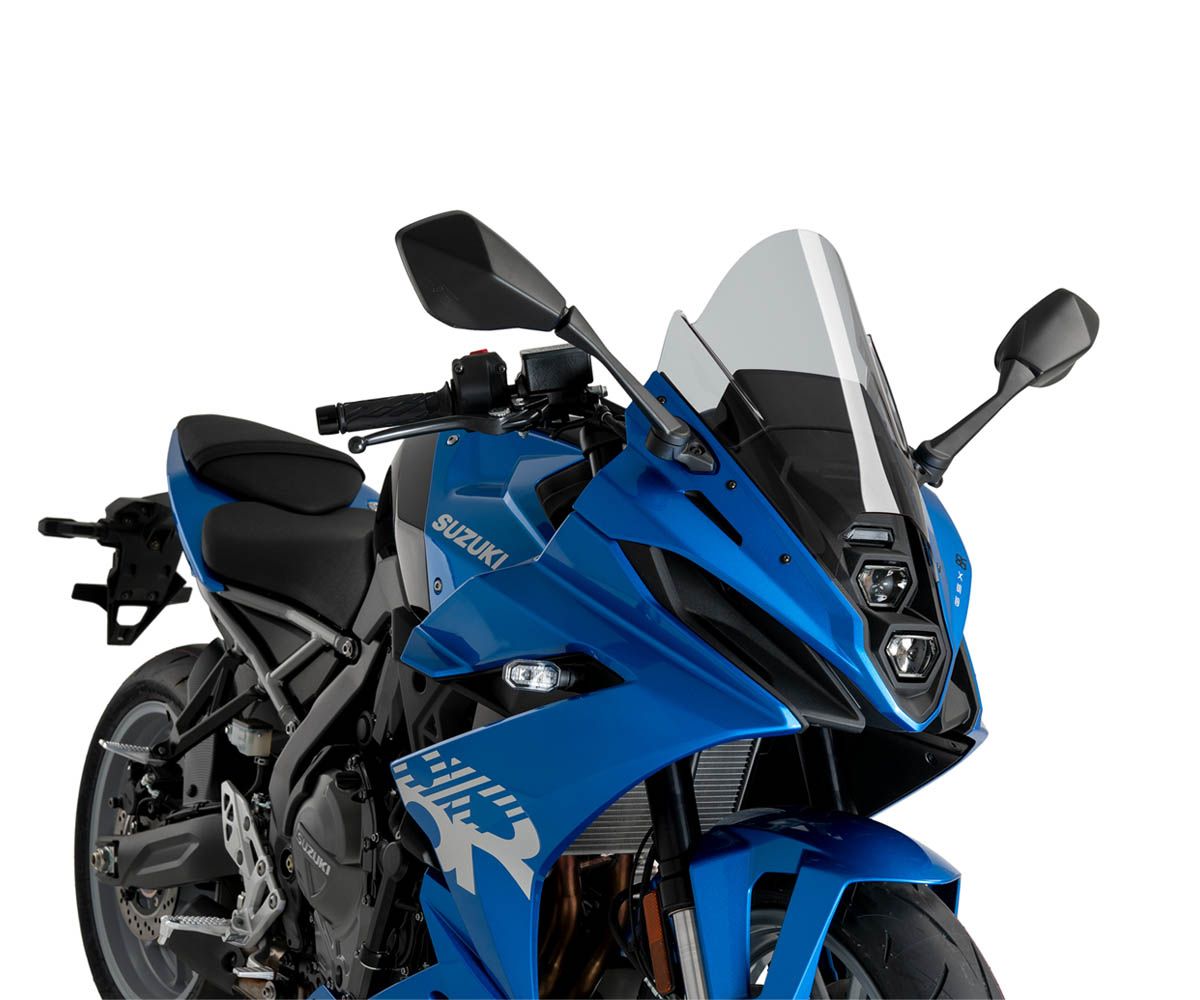 JD9-29-F-Cupolino Parabrezza Plexiglass JD9 Z-Racing Fume Chiaro SUZUKI GSX-8R 2024 - 2025