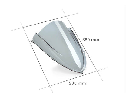 JD9-40-F-Cupolino Parabrezza Plexiglass JD9 Z-Racing Fume Chiaro APRILIA RS 457 2024 - 2025