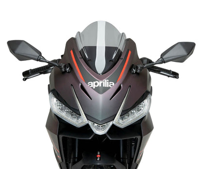 JD9-40-F-Cupolino Parabrezza Plexiglass JD9 Z-Racing Fume Chiaro APRILIA RS 457 2024 - 2025