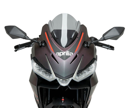 JD9-40-F-Cupolino Parabrezza Plexiglass JD9 Z-Racing Fume Chiaro APRILIA RS 457 2024 - 2025