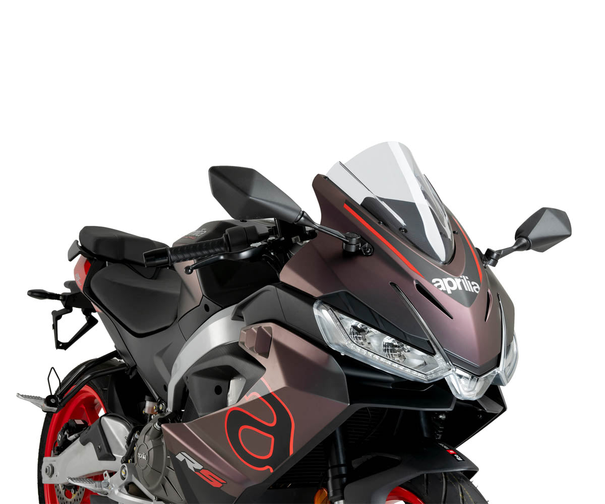 JD9-40-T-Cupolino Parabrezza Plexiglass JD9 Z-Racing Trasparente APRILIA RS 457 2024 - 2025