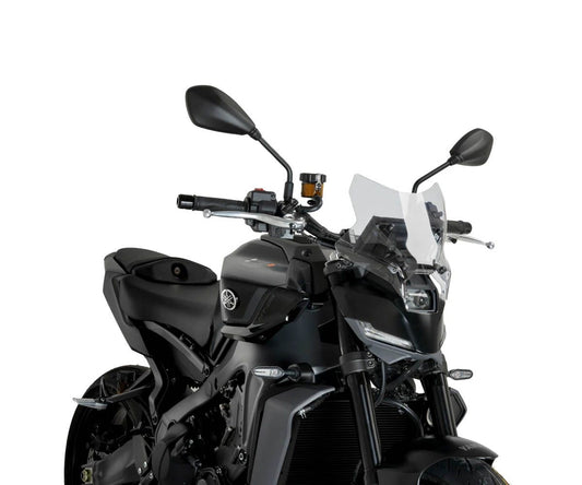 JD9-44-T-Cupolino Parabrezza Plexiglass JD9 New Generation Sport Trasparente YAMAHA MT-09 2025