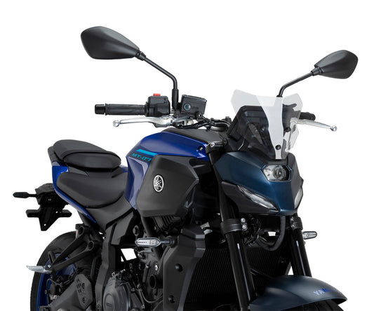 JD9-43-T-Cupolino Parabrezza Plexiglass JD9 New Generation Sport Trasparente YAMAHA MT-07 2025