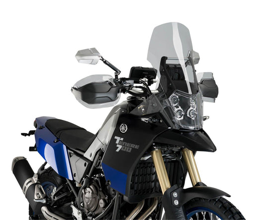 JD9-31-F-Cupolino Parabrezza Plexiglass JD9 TOURING Fume Chiaro YAMAHA TENERE 700 2019 - 2024