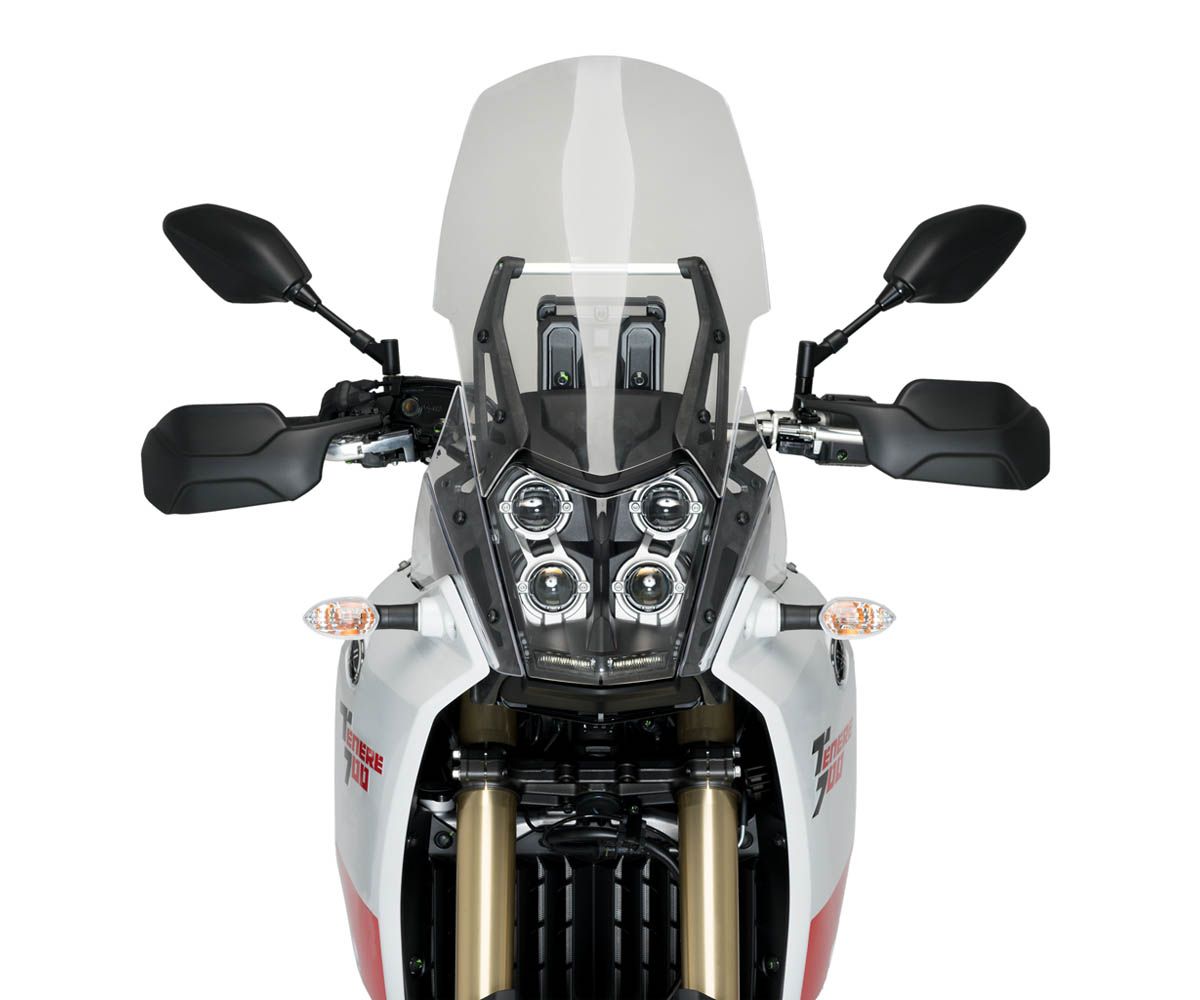 JD9-31-T-Cupolino Parabrezza Plexiglass JD9 TOURING Trasparente YAMAHA TENERE 700 2019 - 2024