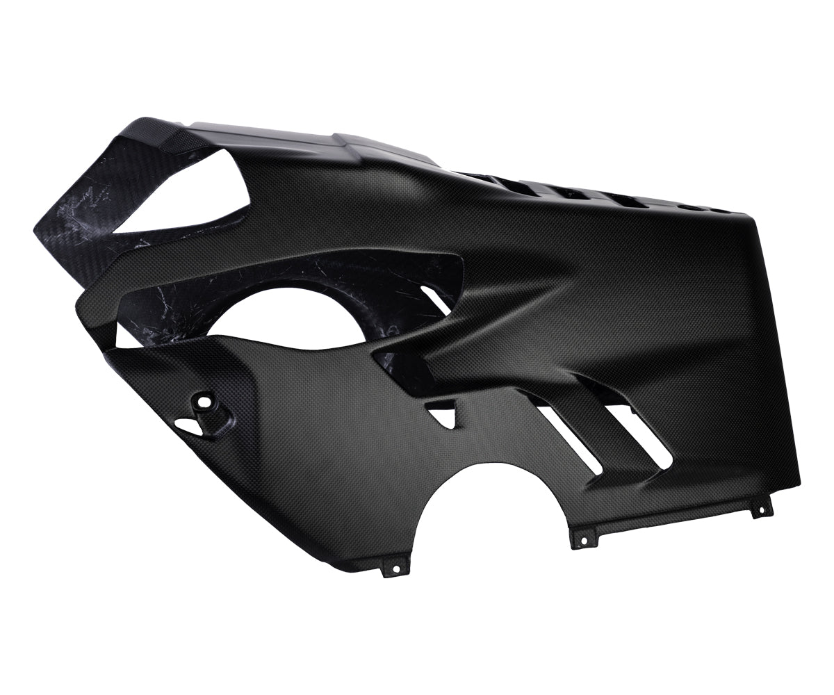 Pannello Sottoscocca in Carbonio Plain Matte per Ducati Panigale V4 R 2022 > 2024 - immagine 3