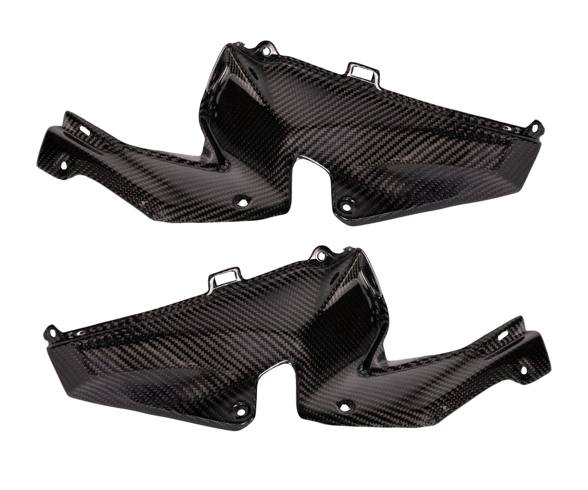 Carenatura Laterale in Carbonio Twill Glossy per Kawasaki Z900 2020 > 2021 - immagine 2