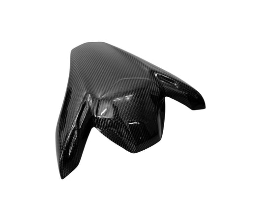 Coprisedile passeggero in Carbonio Twill Glossy per Kawasaki Z900 2017 > 2019 - immagine 2