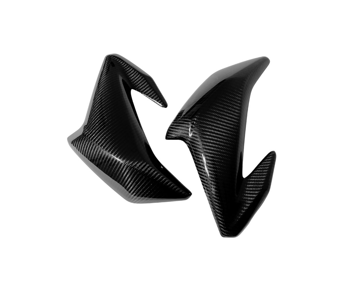 Fiancate laterali in Carbonio Twill Glossy per Kawasaki Z900 2017 > 2019 - immagine 2