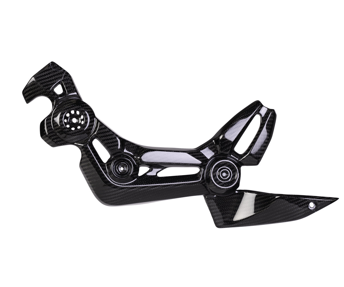 Fiancate laterali in Carbonio Twill Glossy per Kawasaki Z900 2017 > 2019 - immagine 5