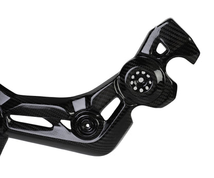 Fiancate laterali in Carbonio Twill Glossy per Kawasaki Z900 2017 > 2019 - immagine 3