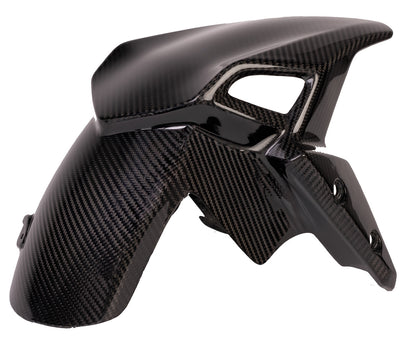 Parafango Anteriore in Carbonio Twill Glossy per Kawasaki Z900 2017 > 2018 - immagine 2