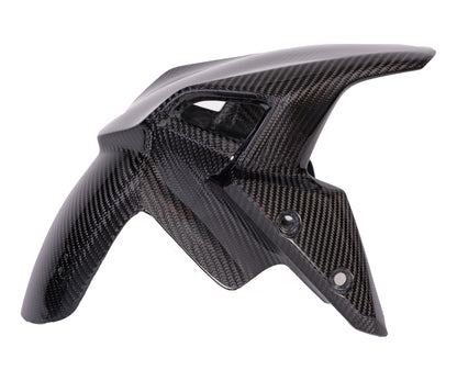 Parafango Anteriore in Carbonio Twill Glossy per Kawasaki Z900 2017 > 2018 - immagine 3
