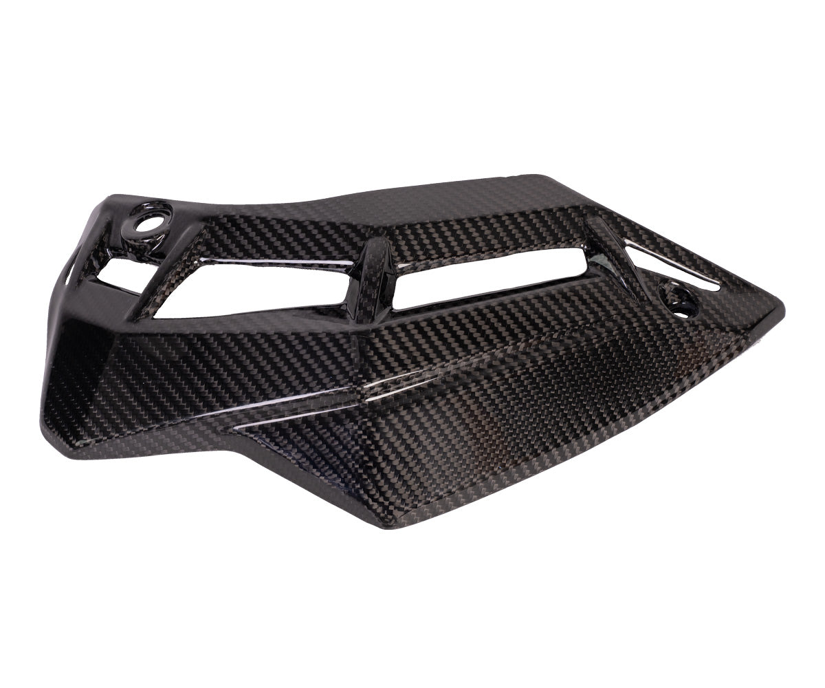 Puntale Inferiore in Carbonio Twill Glossy per Kawasaki Z900 2017 > 2018 - immagine 3