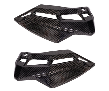 Puntale Inferiore in Carbonio Twill Glossy per Kawasaki Z900 2017 > 2018 - immagine 2