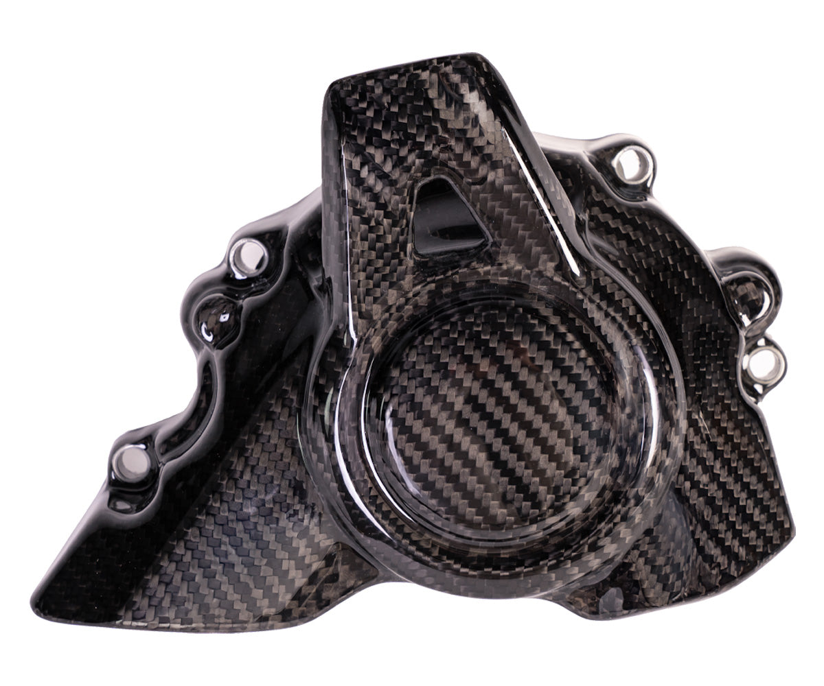 Copripignone in Carbonio Twill Glossy per Kawasaki Z900 2017 > 2018 - immagine 4