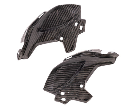 Rivestimento laterale in Carbonio Twill Glossy per Kawasaki Z900 2017 > 2018 - immagine 4