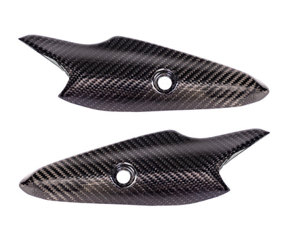 Protezione Scarico in Carbonio Twill Glossy per Kawasaki Z900 2017 > 2018 - immagine 3