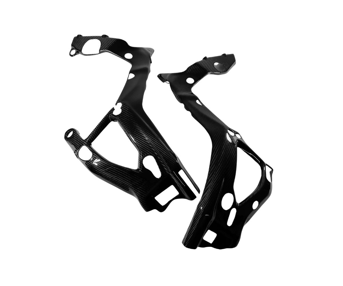 Protezioni Telaio in Carbonio Twill Glossy per Bmw S 1000 RR 2018 > 2022 - immagine 3