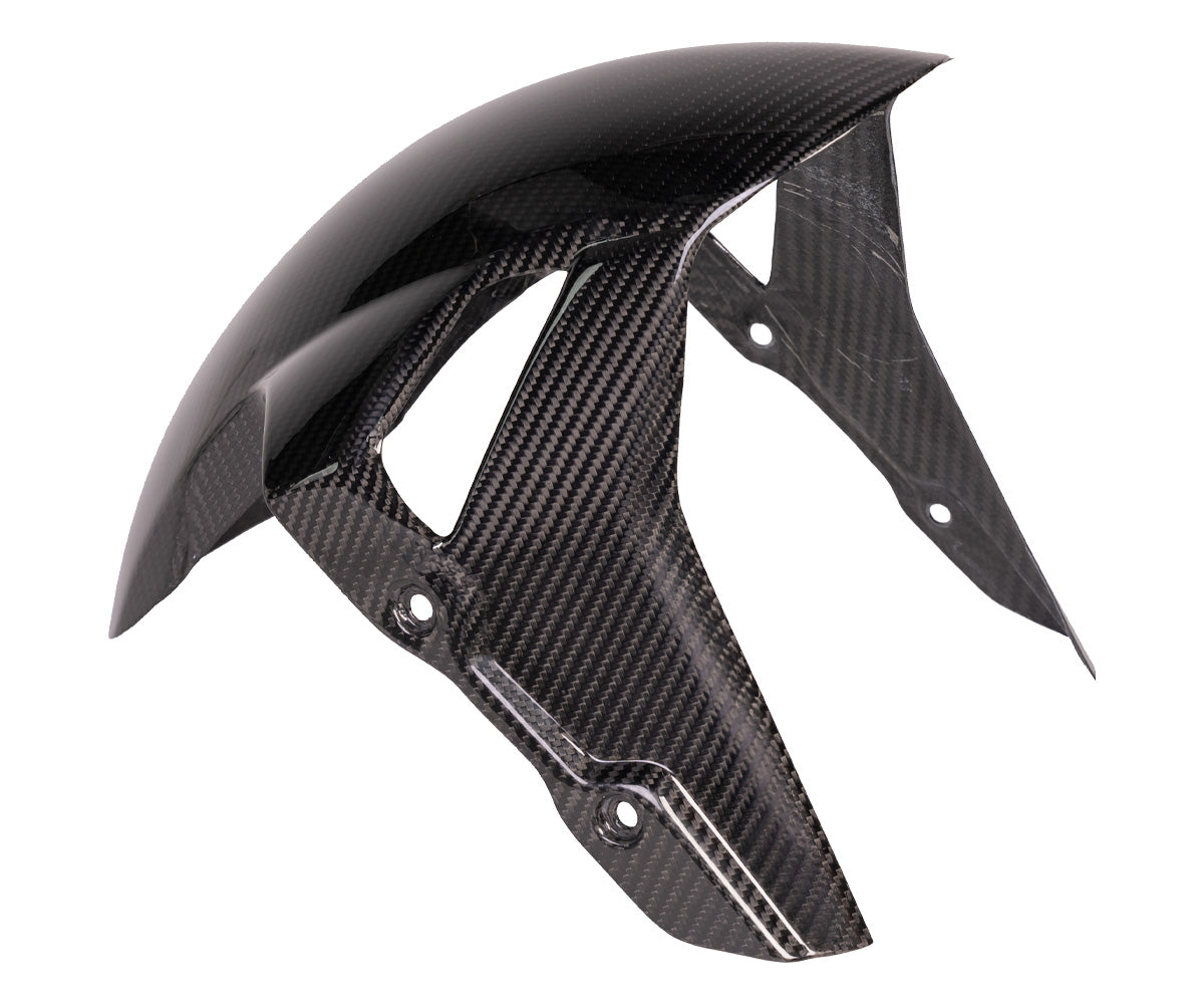 Parafango Anteriore in Carbonio Twill Glossy per Bmw S 1000 RR 2018 > 2022 - immagine 2