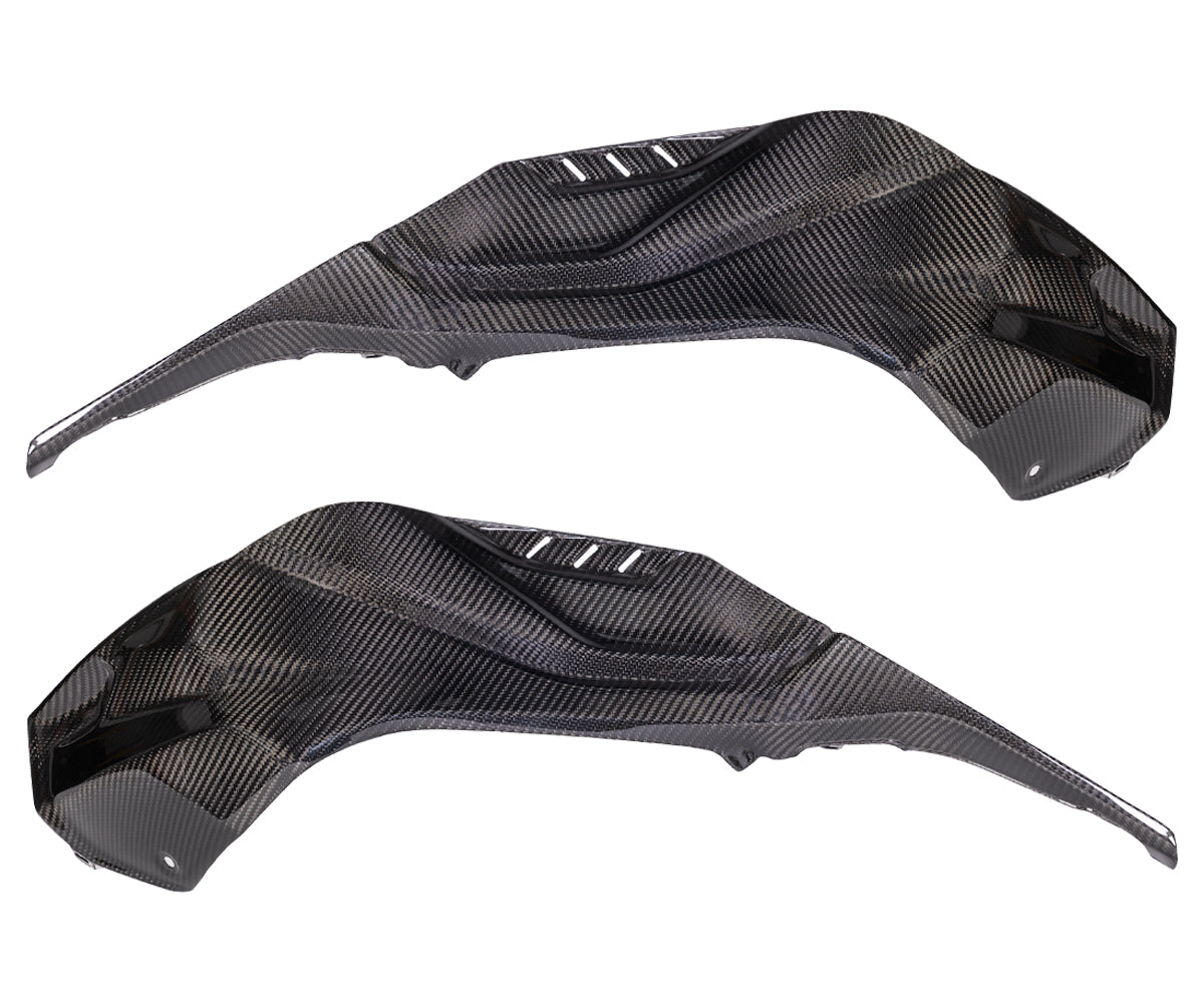 Fiancate laterali in Carbonio Twill Glossy per Bmw S 1000 RR 2018 > 2022 - immagine 4