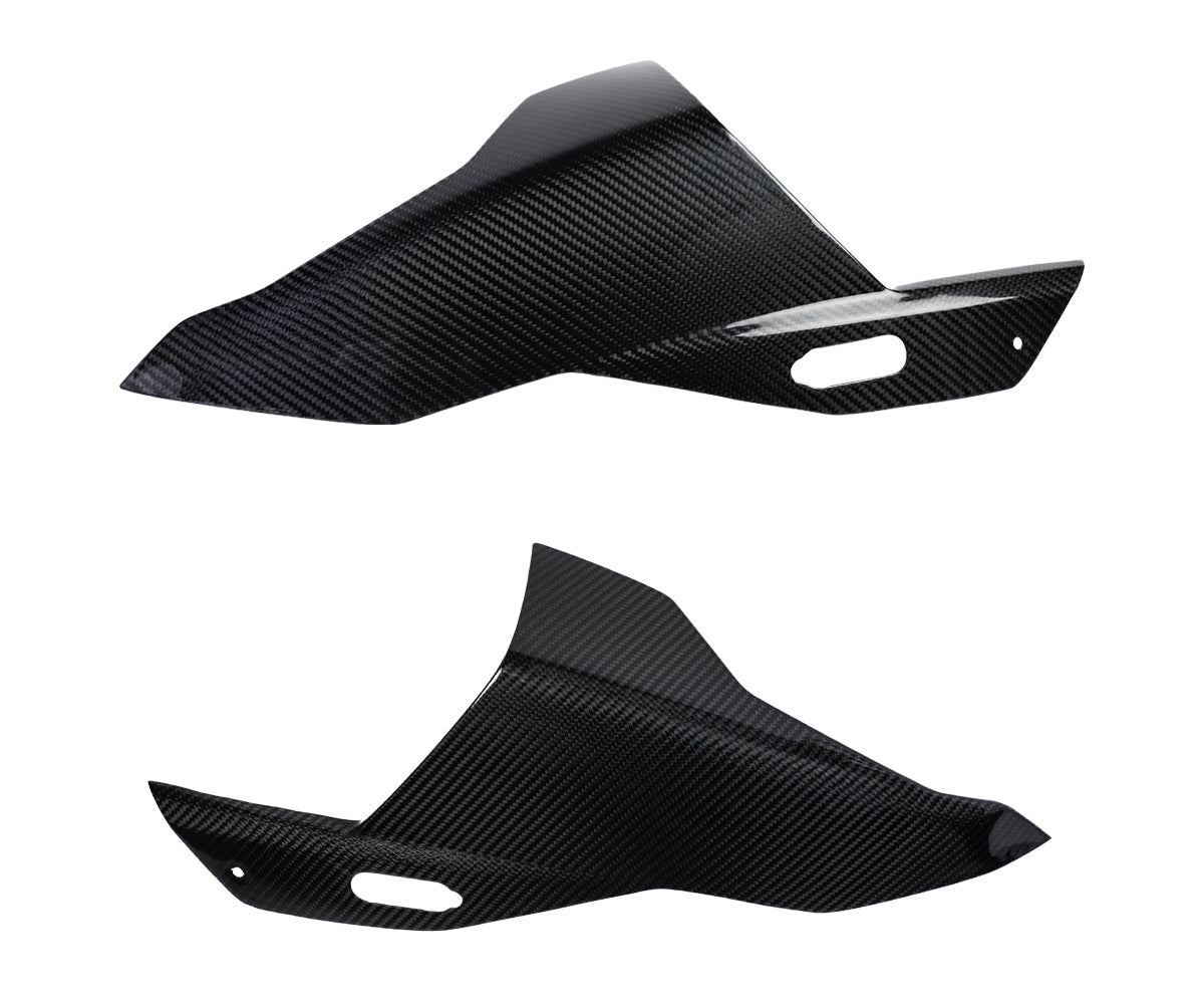 Fiancate laterali Anteriori in Carbonio Twill Glossy per Bmw S 1000 RR 2018 > 2022 - immagine 2