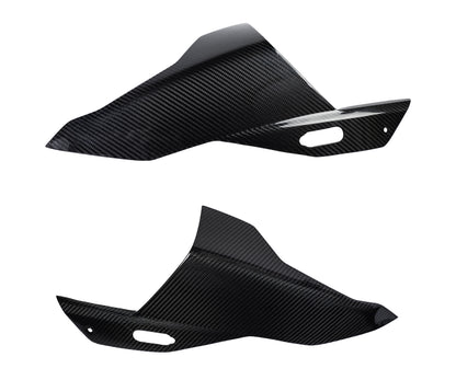 Fiancate laterali Anteriori in Carbonio Twill Glossy per Bmw S 1000 RR 2018 > 2022 - immagine 2