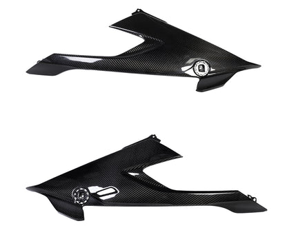 Fiancate laterali in Carbonio Twill Glossy per Bmw S 1000 RR 2018 > 2022 - immagine 3