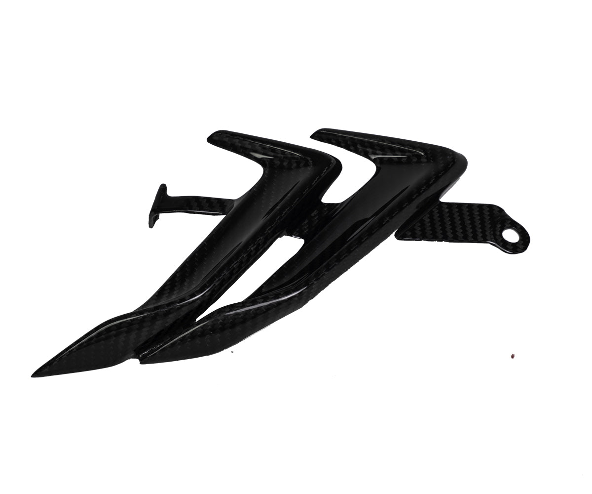 Fiancate laterali in Carbonio Twill Glossy per Bmw S 1000 RR 2018 > 2022 - immagine 5