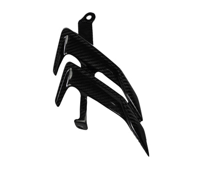 Fiancate laterali in Carbonio Twill Glossy per Bmw S 1000 RR 2018 > 2022 - immagine 4